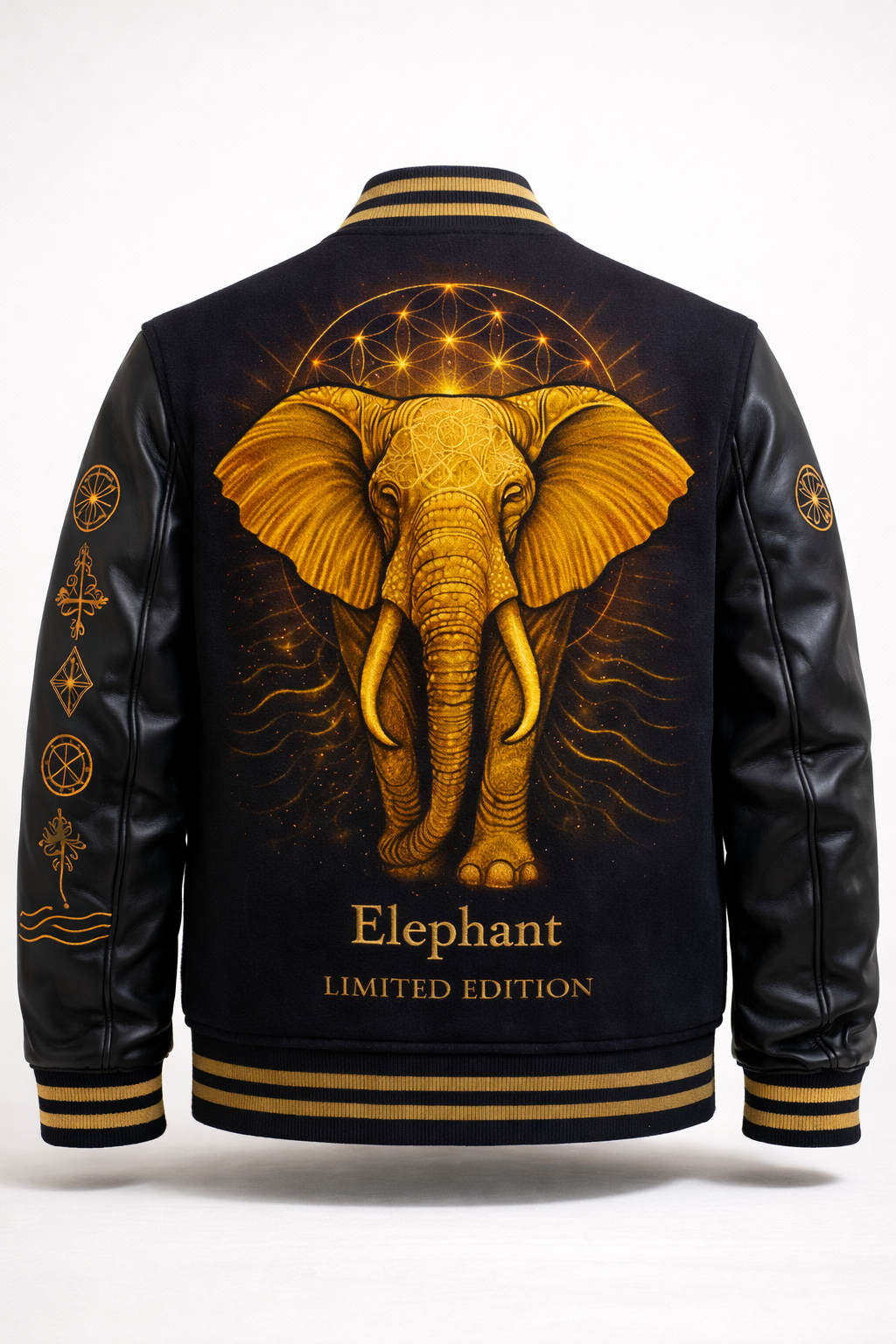 LumaFonds® Crown Limited 963 “Elephant” Varsity Jacket — Limited Edition (300 Pieces)