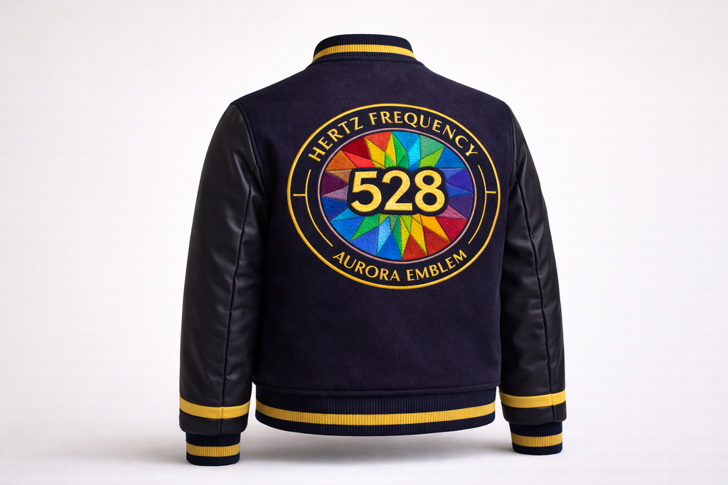 LumaFonds® Crown Edition 528 “Aurora Emblem” Varsity Jacket — Open Edition