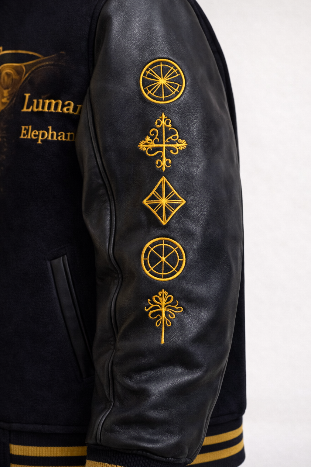 LumaFonds® Crown Limited 963 “Elephant” Varsity Jacket — Limited Edition (300 Pieces)
