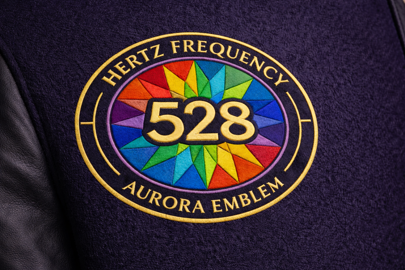 LumaFonds® Crown Edition 528 “Aurora Emblem” Varsity Jacket — Open Edition
