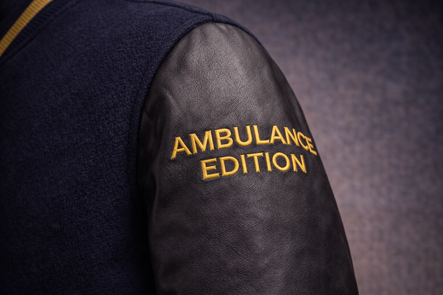 LumaFonds® Crown Series “Ambulance Edition – First Response” Varsity Jacket — Limited Edition (77 Pieces)