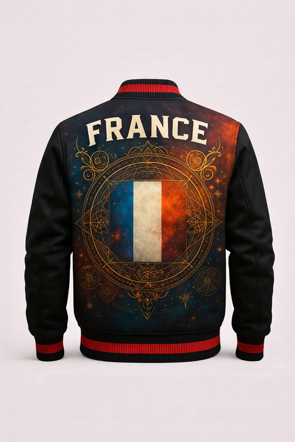 LumaFonds® Nation Series “France Crest – Signature Configuration” Varsity Jacket — Open Edition