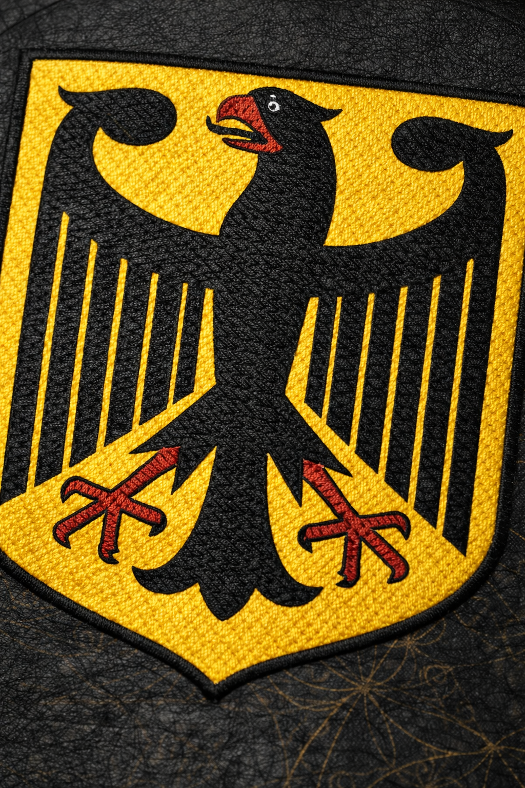 LumaFonds® Nation Series “Germany Crest – Structural Form” Varsity Jacket — Open Edition