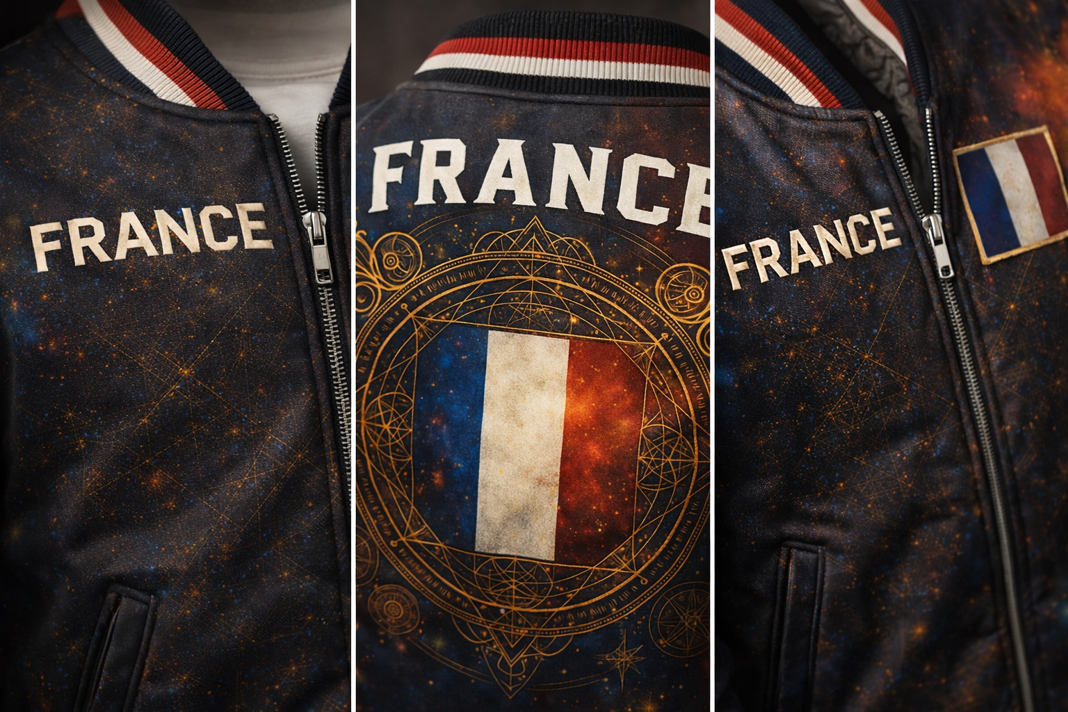 LumaFonds® Nation Series “France Crest – Signature Configuration” Varsity Jacket — Open Edition