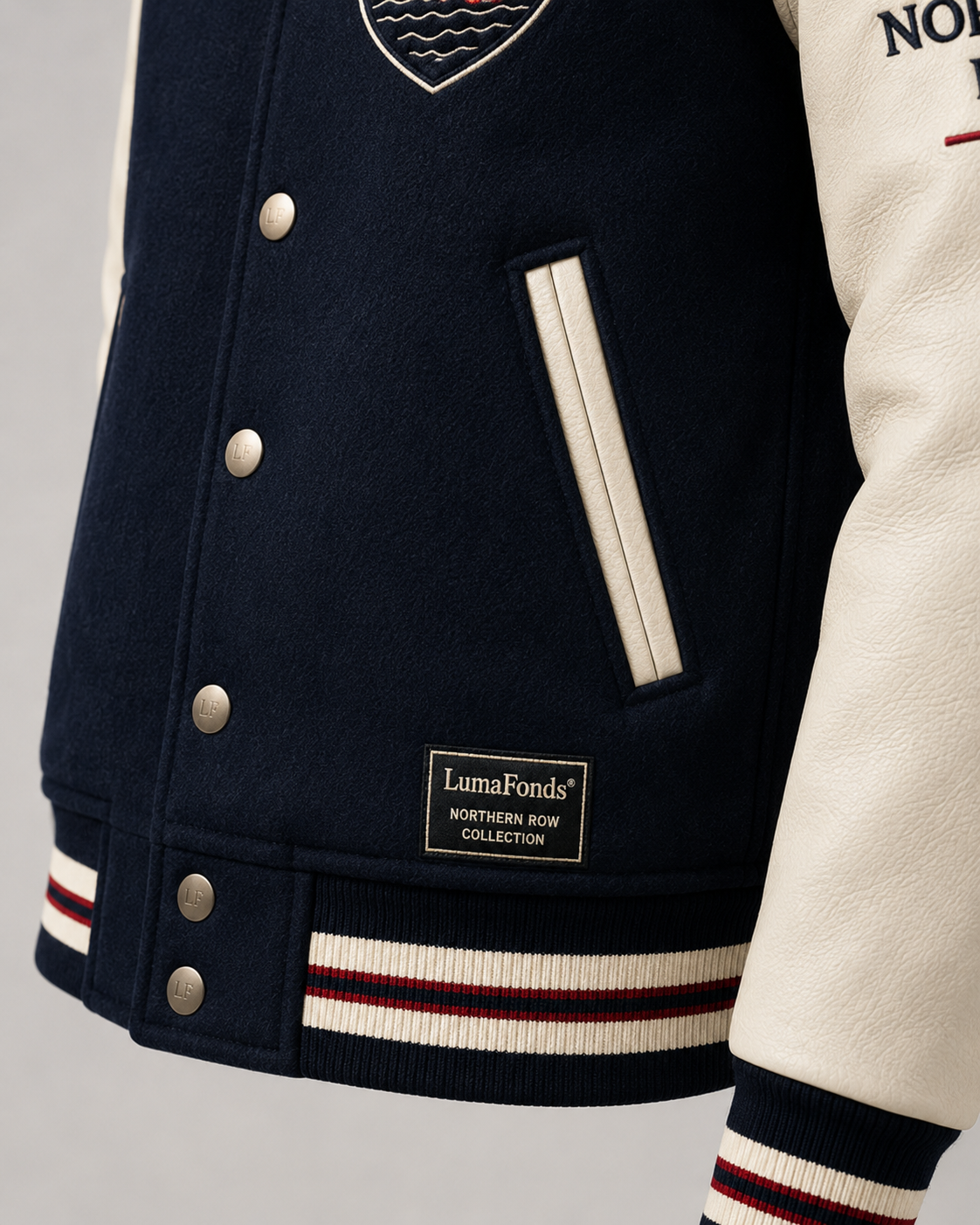 LumaFonds® Northern Row — Norway Edition Varsity Jacket