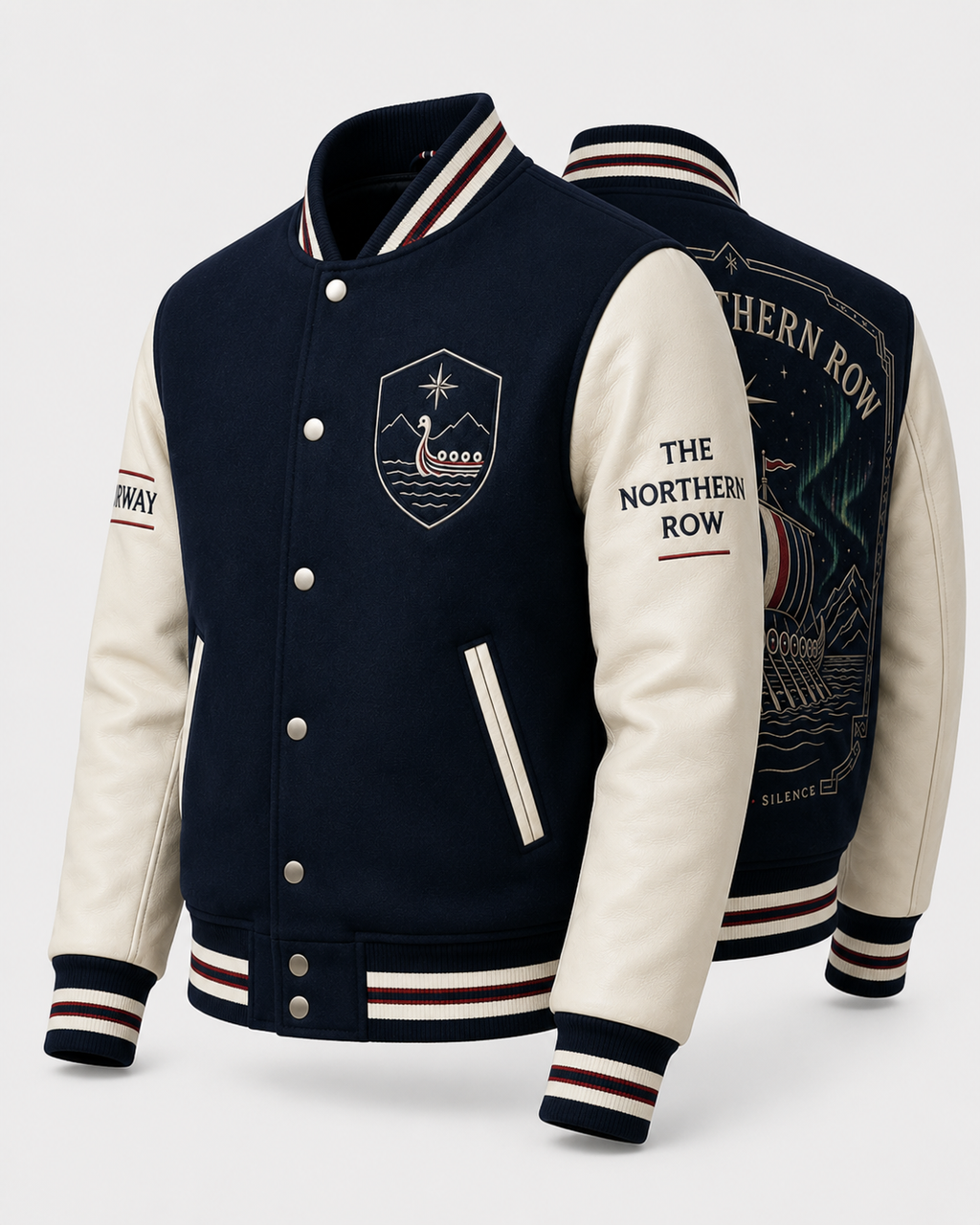 LumaFonds® Northern Row — Norway Edition Varsity Jacket