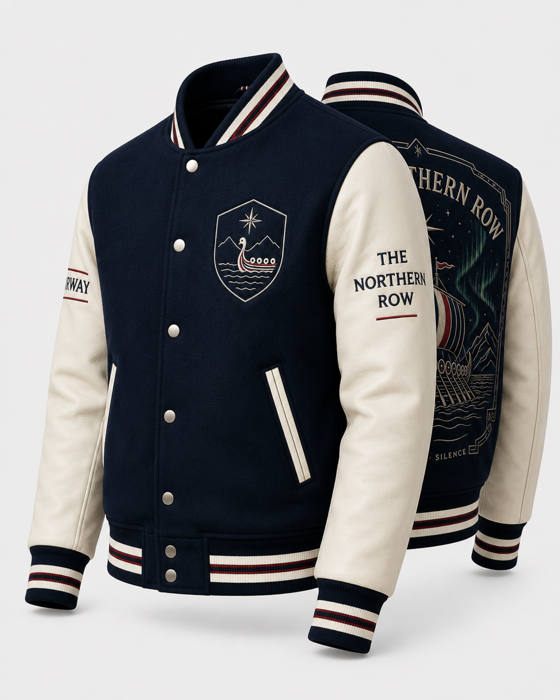 LumaFonds® Northern Row — Norway Edition Varsity Jacket
