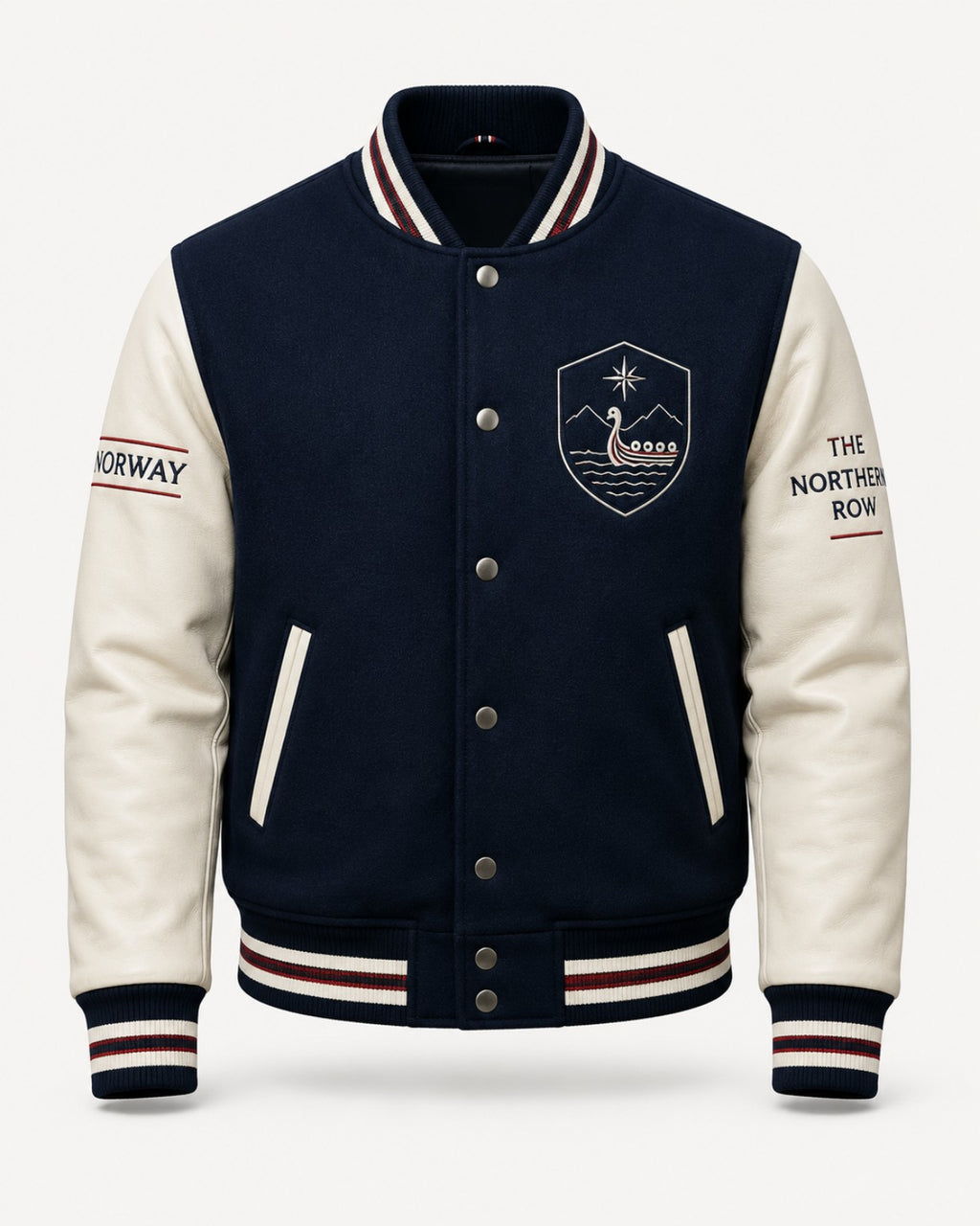 LumaFonds® Northern Row — Norway Edition Varsity Jacket