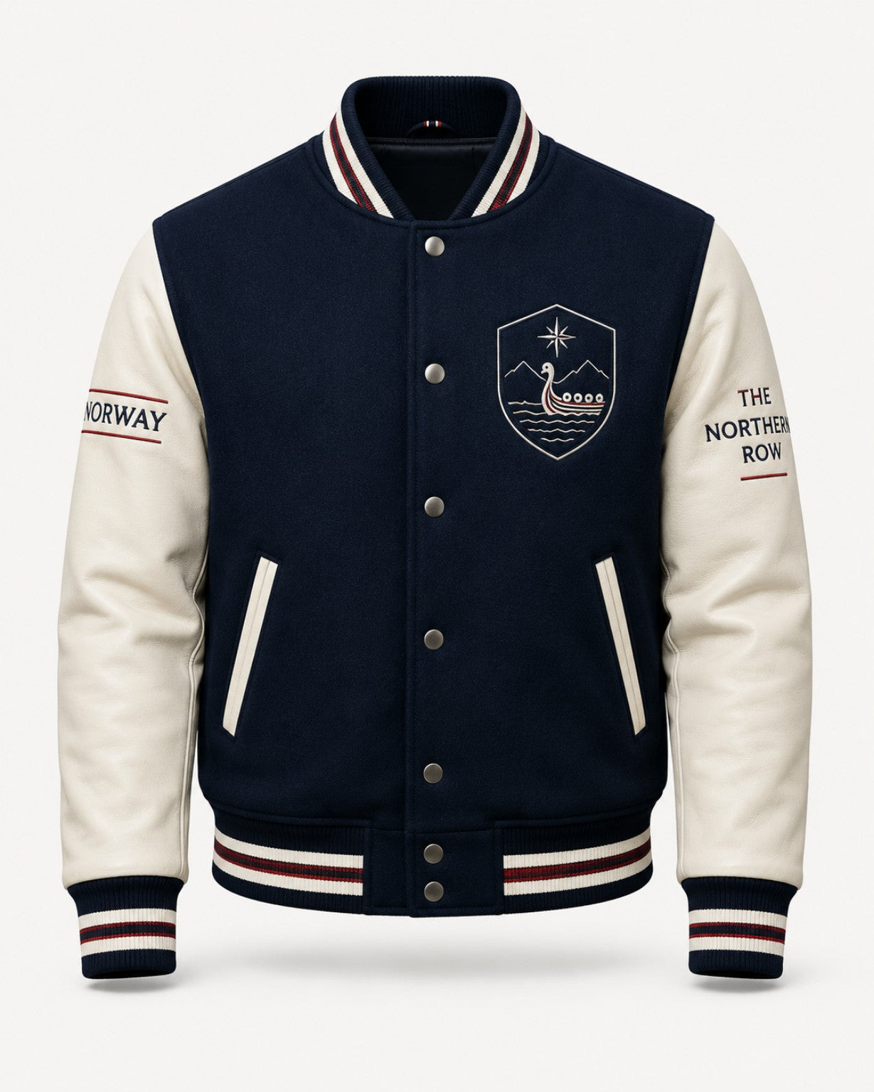 LumaFonds® Northern Row — Norway Edition Varsity Jacket
