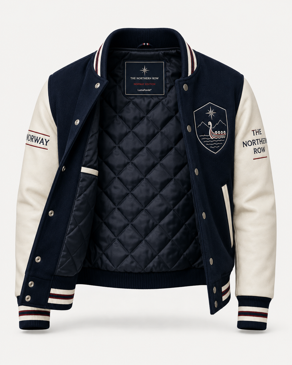 LumaFonds® Northern Row — Norway Edition Varsity Jacket