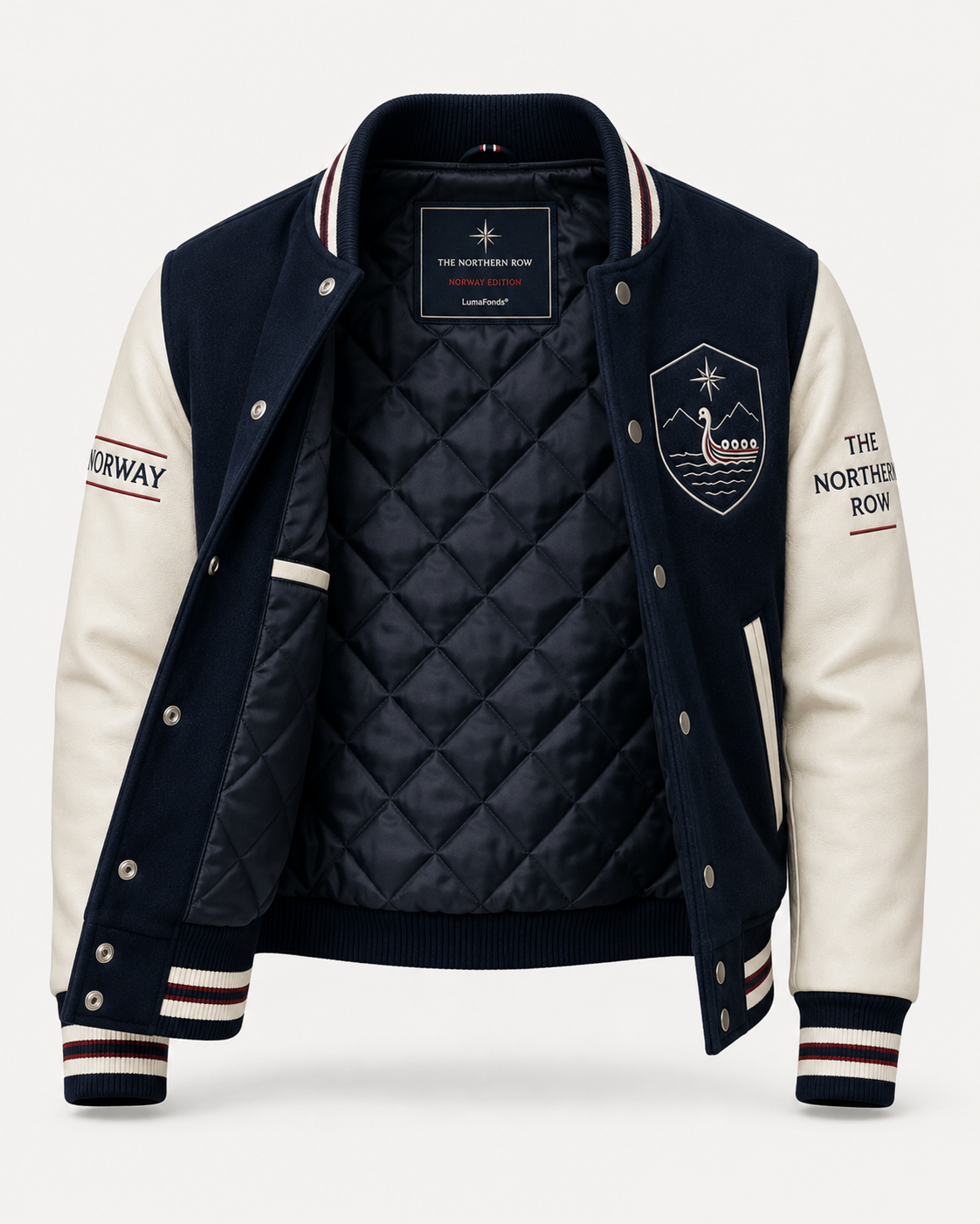 LumaFonds® Northern Row — Norway Edition Varsity Jacket